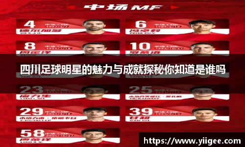 四川足球明星的魅力与成就探秘你知道是谁吗